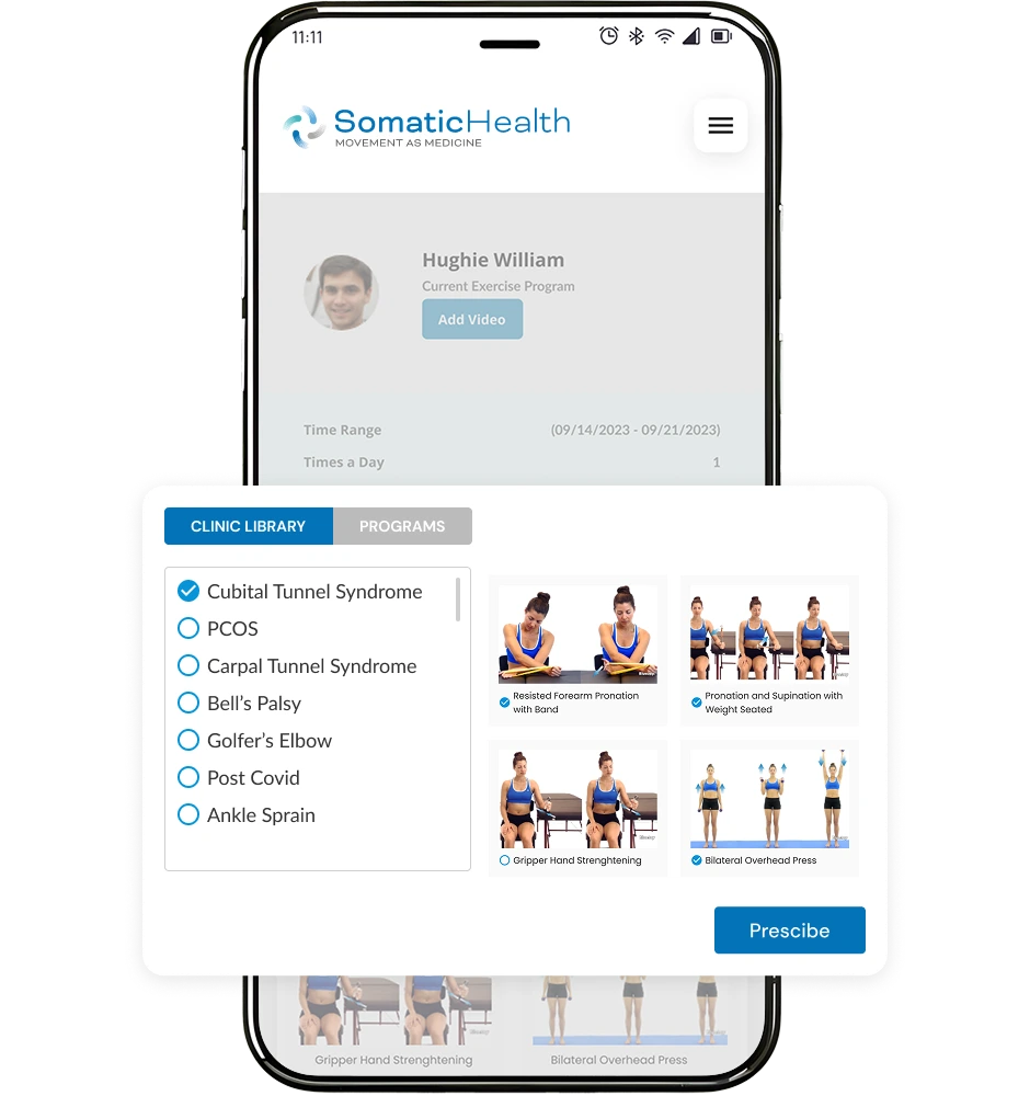 Prescribe Home Exercise Videos
